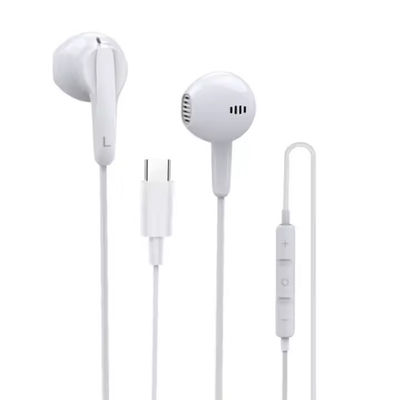 Compact Size Earphone With Type C Cable Opp Bag Package