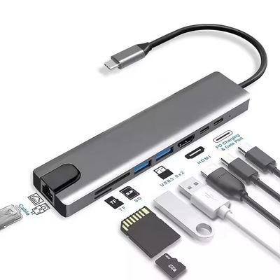 USB C Multi Port Usb C Hub 6 In 1 To HDMI TF SD Card Reader Usb Hub