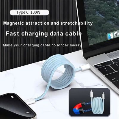 Magnetic  USB A To Type-C Cable Fast Charging Cable