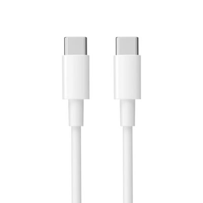 Type-C Cable Fast Charging 60W 100W 5A OEM ODM White 1 Meter