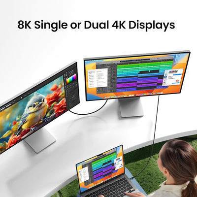 1m USB4 Type C Cable 40Gbps Speed 8K 60Hz Video Output 240W