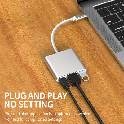 OEM/ODM 3 In 1 USB Hub Portable 3-In-1 Hub